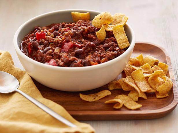 Bowl of spicy chili